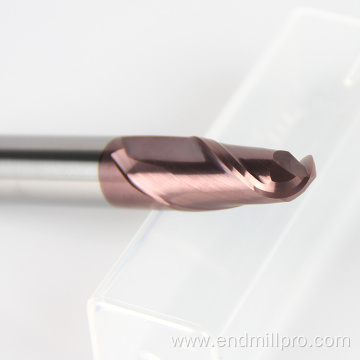 Solid Carbide 2 Flutes Ball Nose End Mill